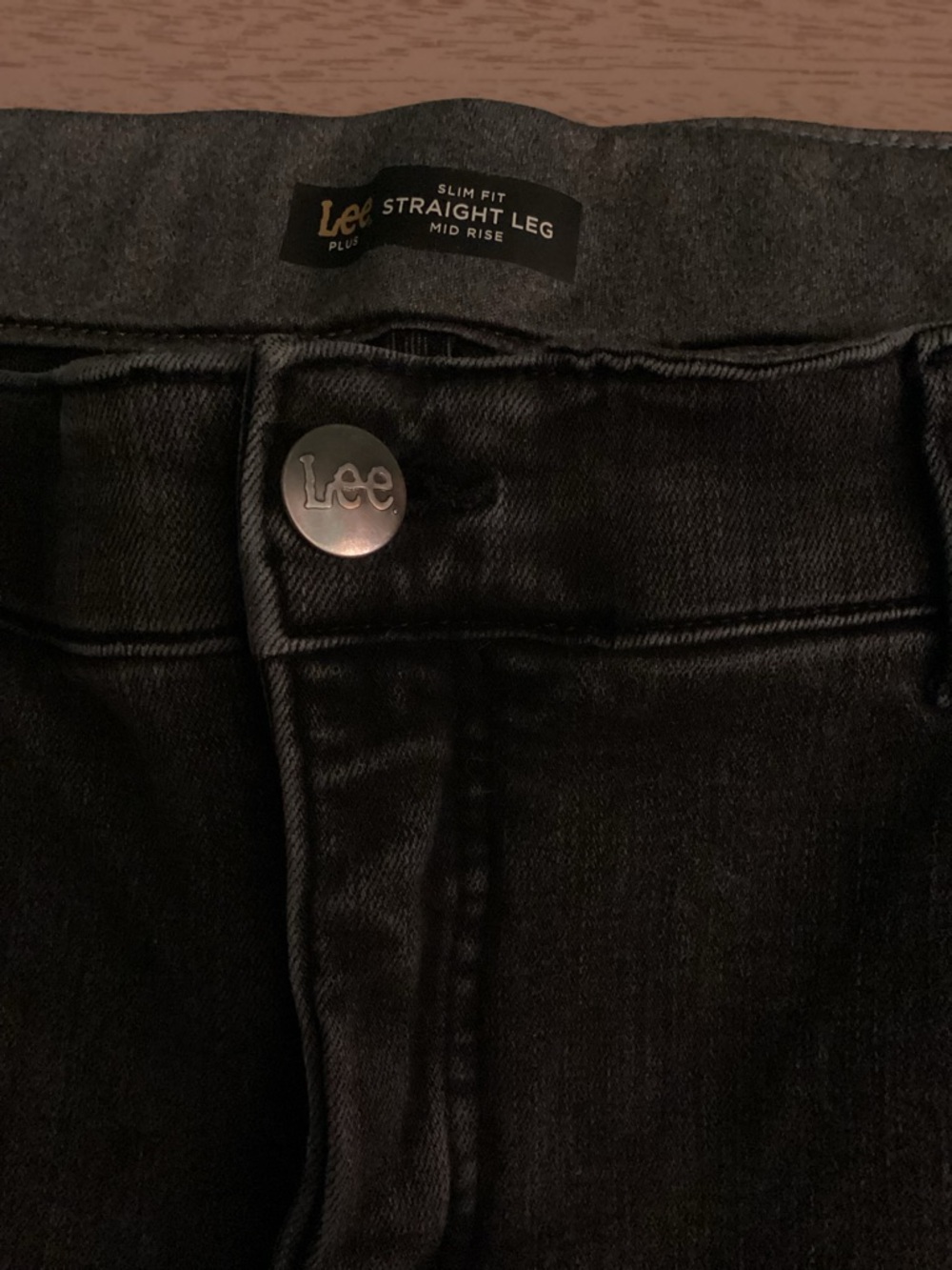 Lee Slim Fit Mid Rise Straight Leg Jeans Size 20W - Picture 6 of 14